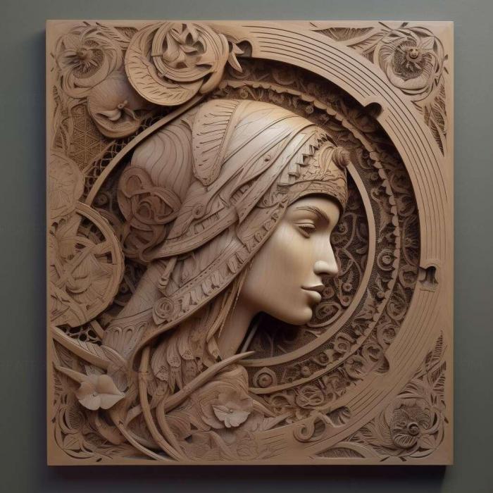 نموذج ثلاثي الأبعاد لآلة CNC 3D Art 